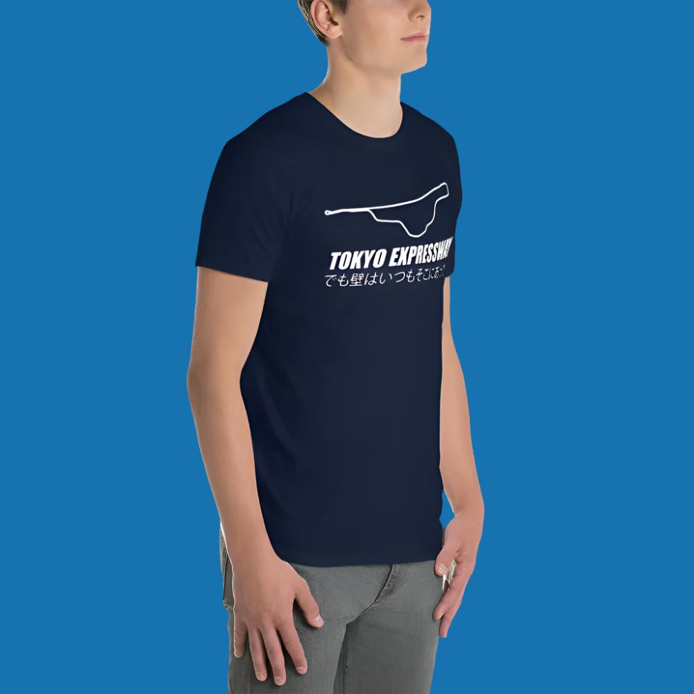 Navy Tokyo Expressway Custom T-Shirt