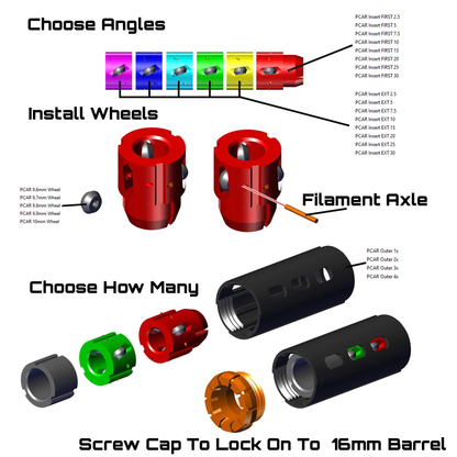 P-CAR | 100% 3D Printable Barrel Attachment for Enhanced Accuracy: Digital STL Download