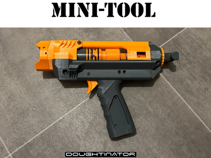 Mini-Tool | 3D Printable Single-Shot T-Pull NERF Blaster: Digital STL Download